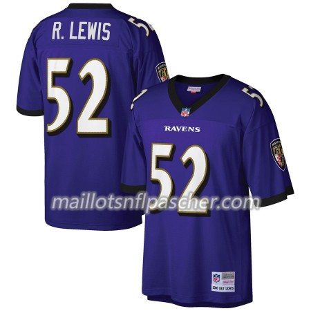 Maillot Baltimore Ravens Ray Lewis 52 Nike Pourpre - Homme